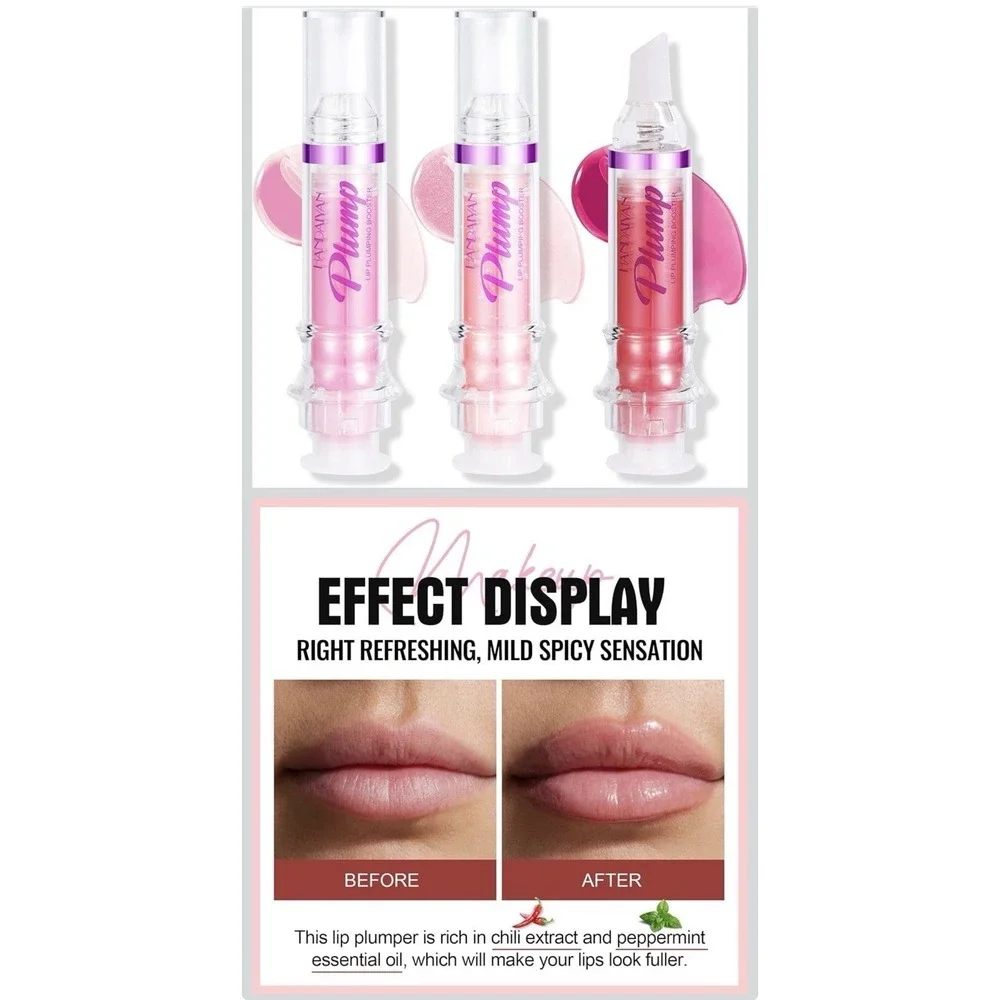 Handaiyan Plump & Pout Lip Plumping Booster Full Set # 1- 6 New/Sealed 6 Pack
